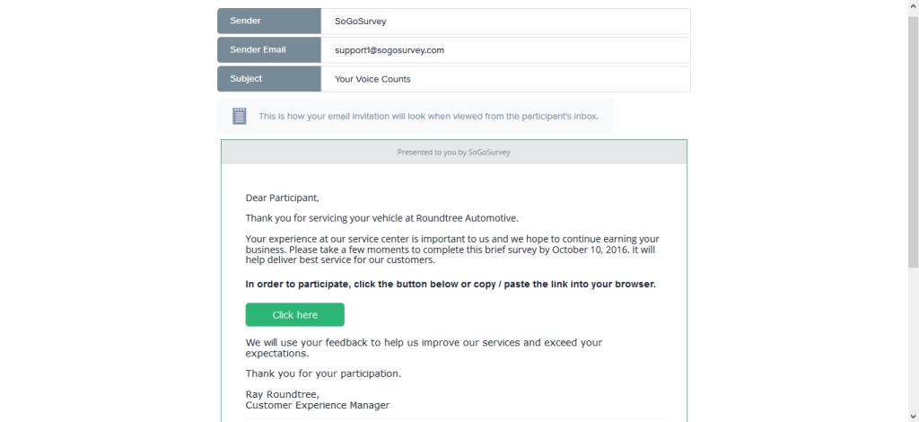 Customize Invitation