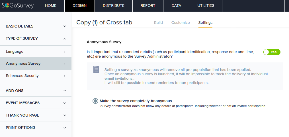 Sogolytics Anonymous Survey