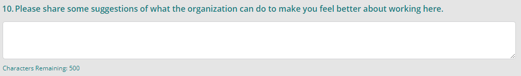 Text Box - Long Answer
