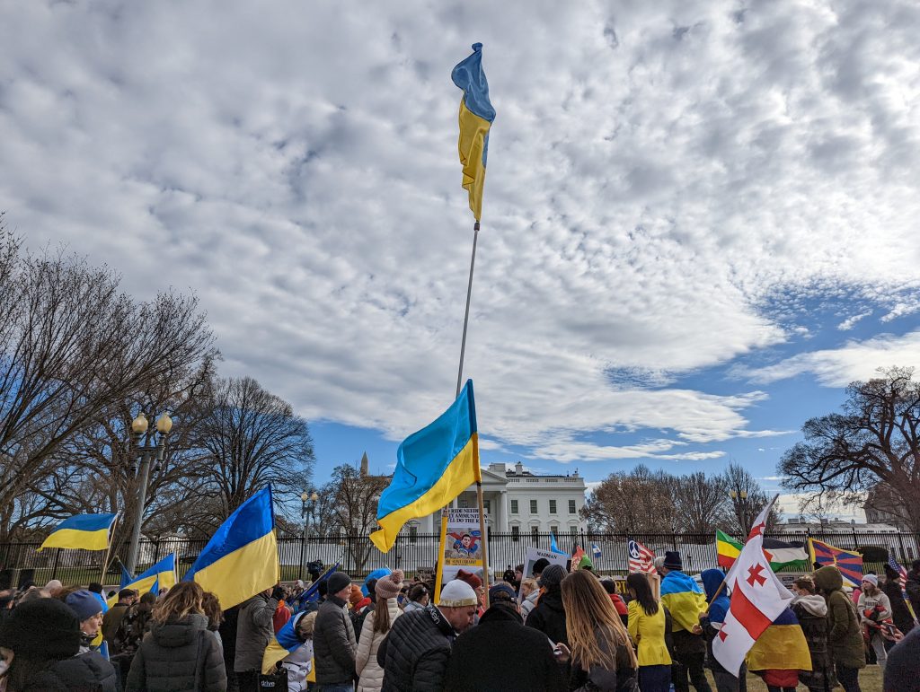 StandWithUkraine vigil