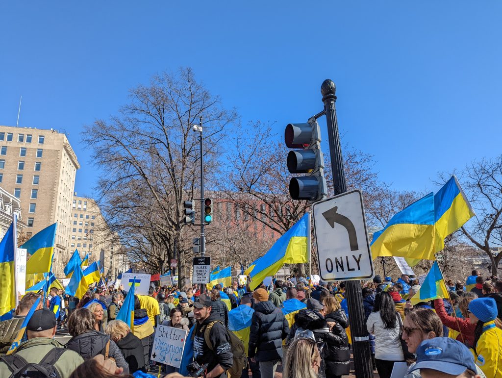 StandWithUkraine rally
