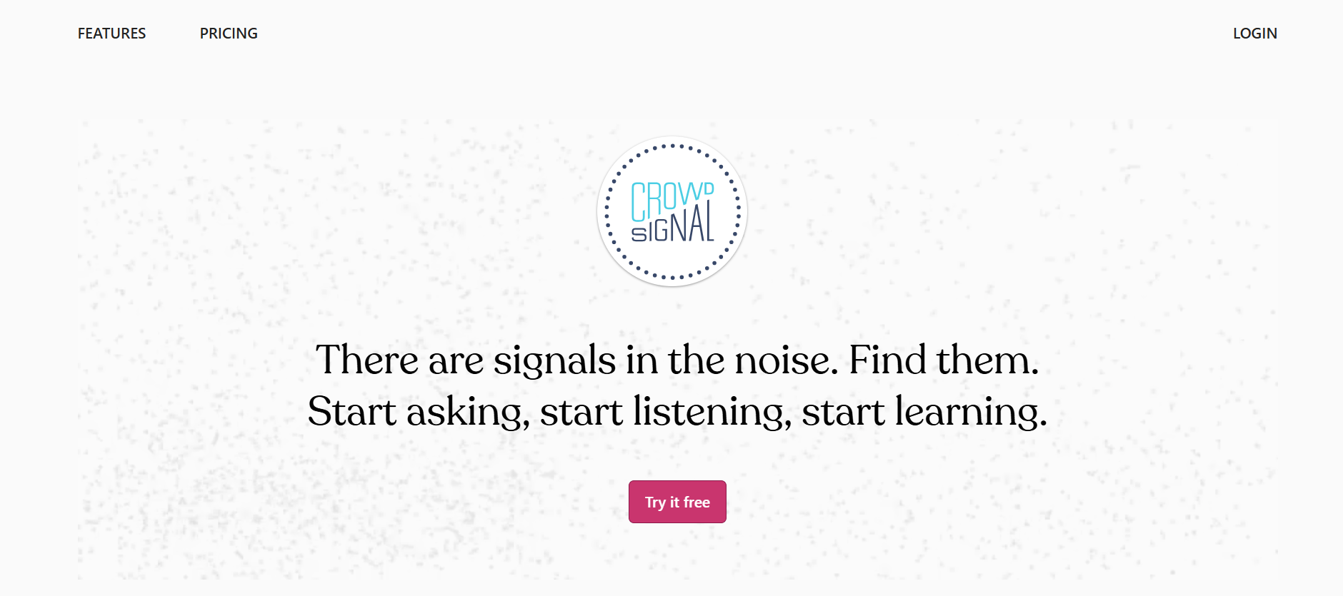 CrowdSignal Homepage