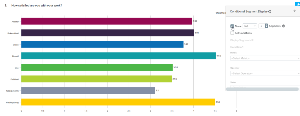 Conditional Segment Display