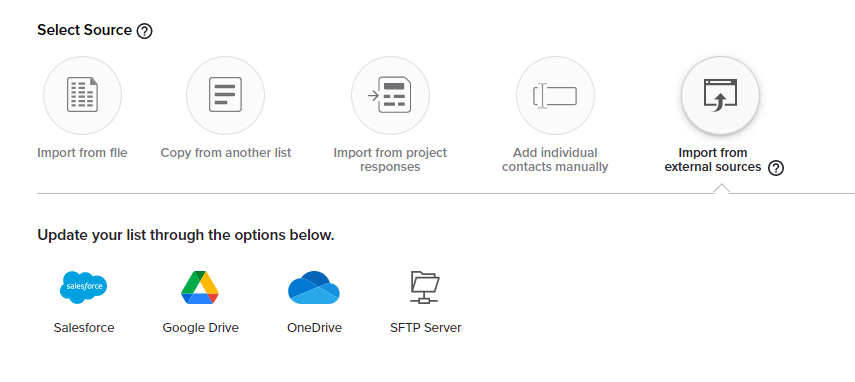 Hoe to create dynamic contact lists