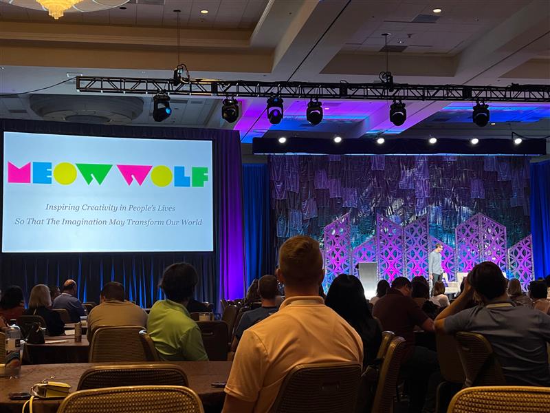 The Meow Wolf presentation at CUNA MBD 2023