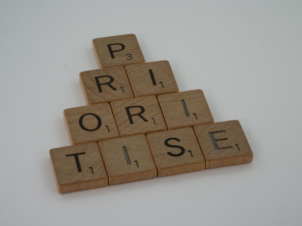 prioritize your tasks