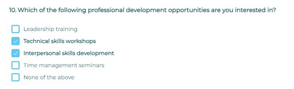 multiple choice question example 11