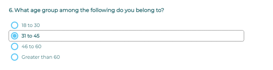multiple choice question example 2