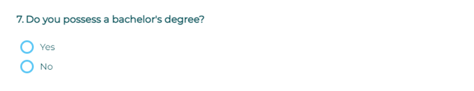 multiple choice question example 3