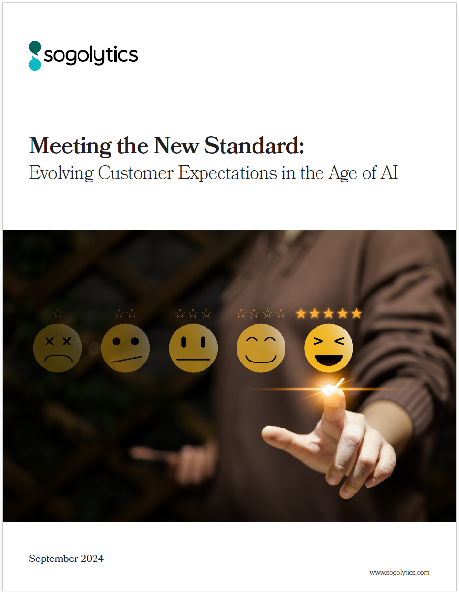 Customer Expectations Sogolytics Study cover