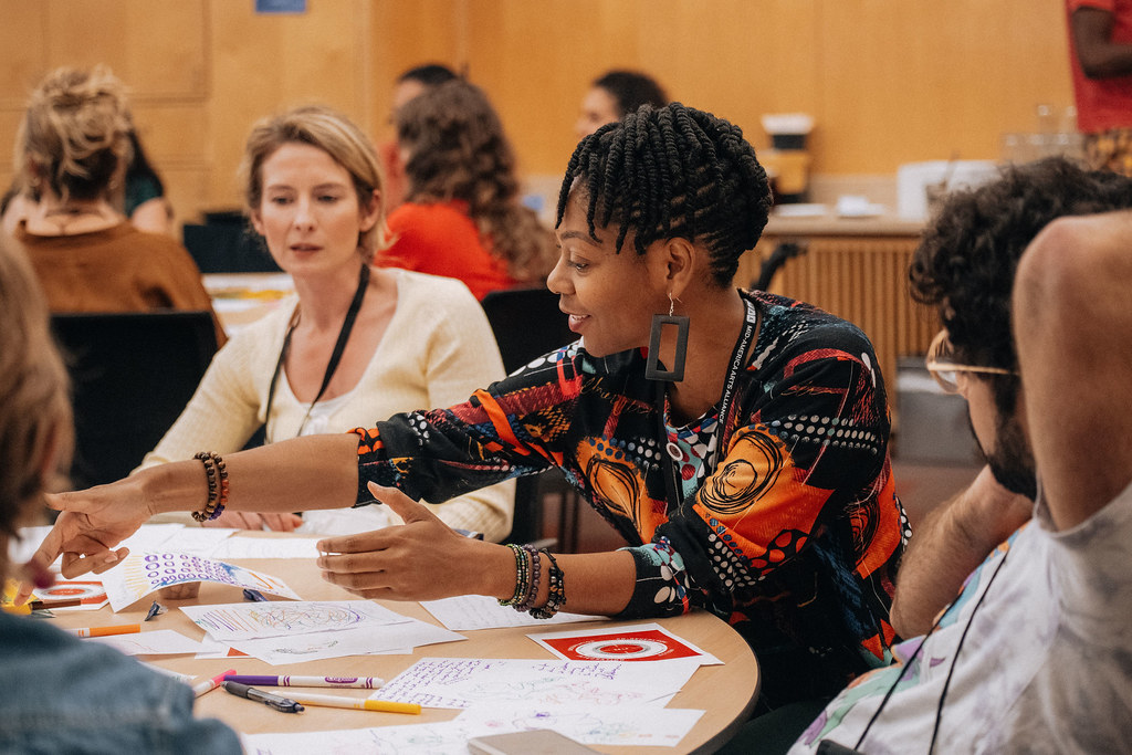 group conversation community at Artists Thrive Summit 2025