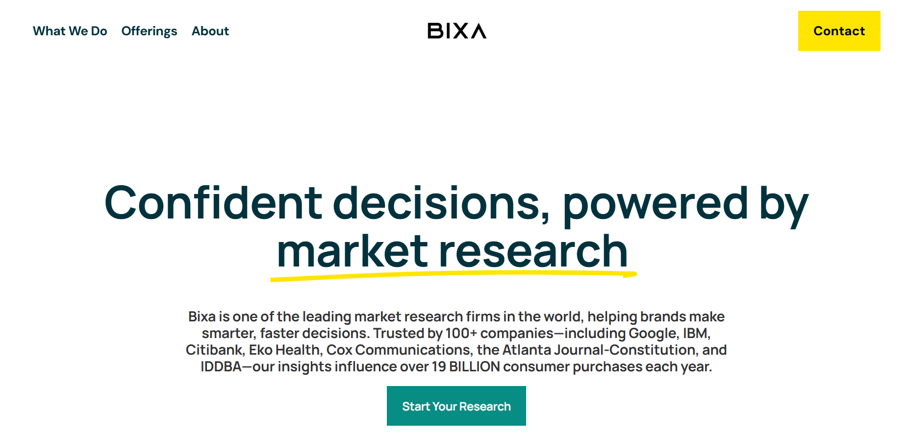 BIXA Homepage