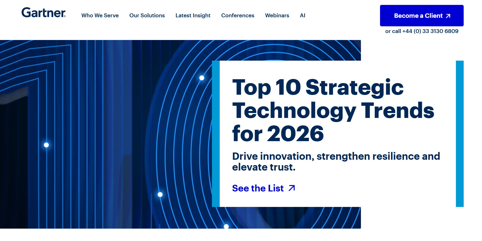 Gartner Homepage