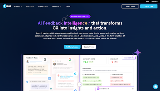 Zonka Feedback Homepage
