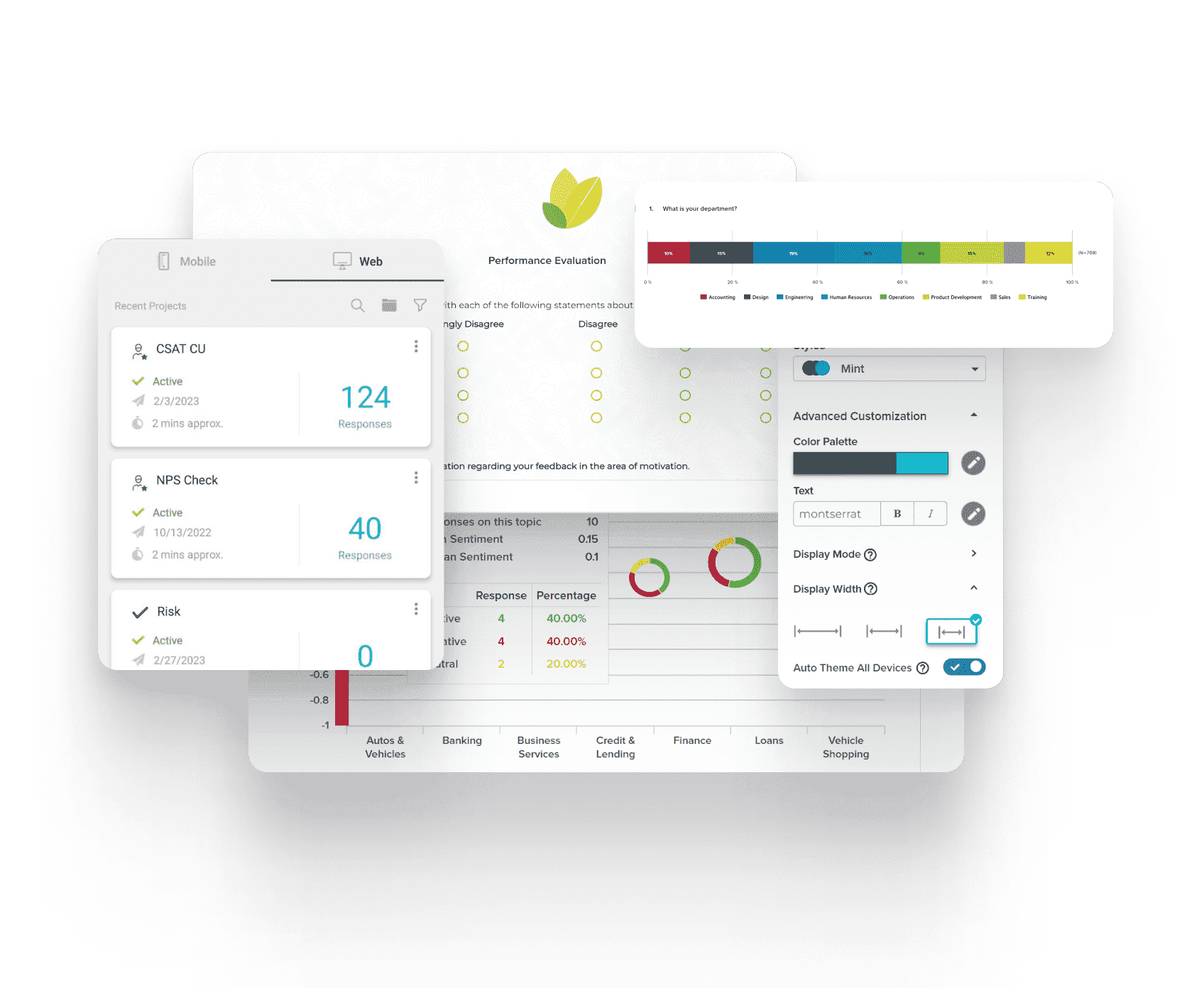 Sogolytics Enterprise Survey Software Dashboard Preview
